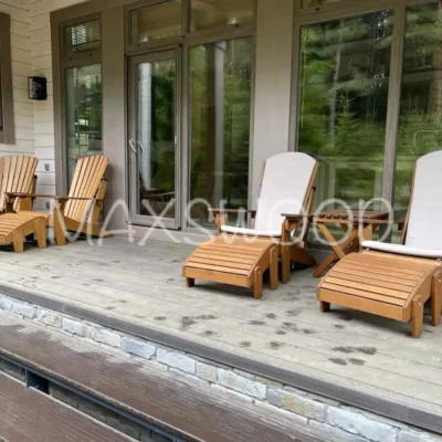 Складные кресла Адирондак из лиственницы 26 Кресло Адирондак светлый орех